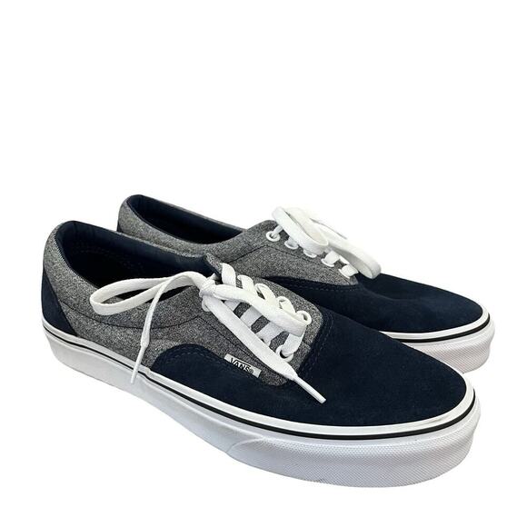 Vans Atwood Canvas Low Top Lace Up Sneakers Mens 8.5 Womens 10 Navy Skater - Picture 1 of 8